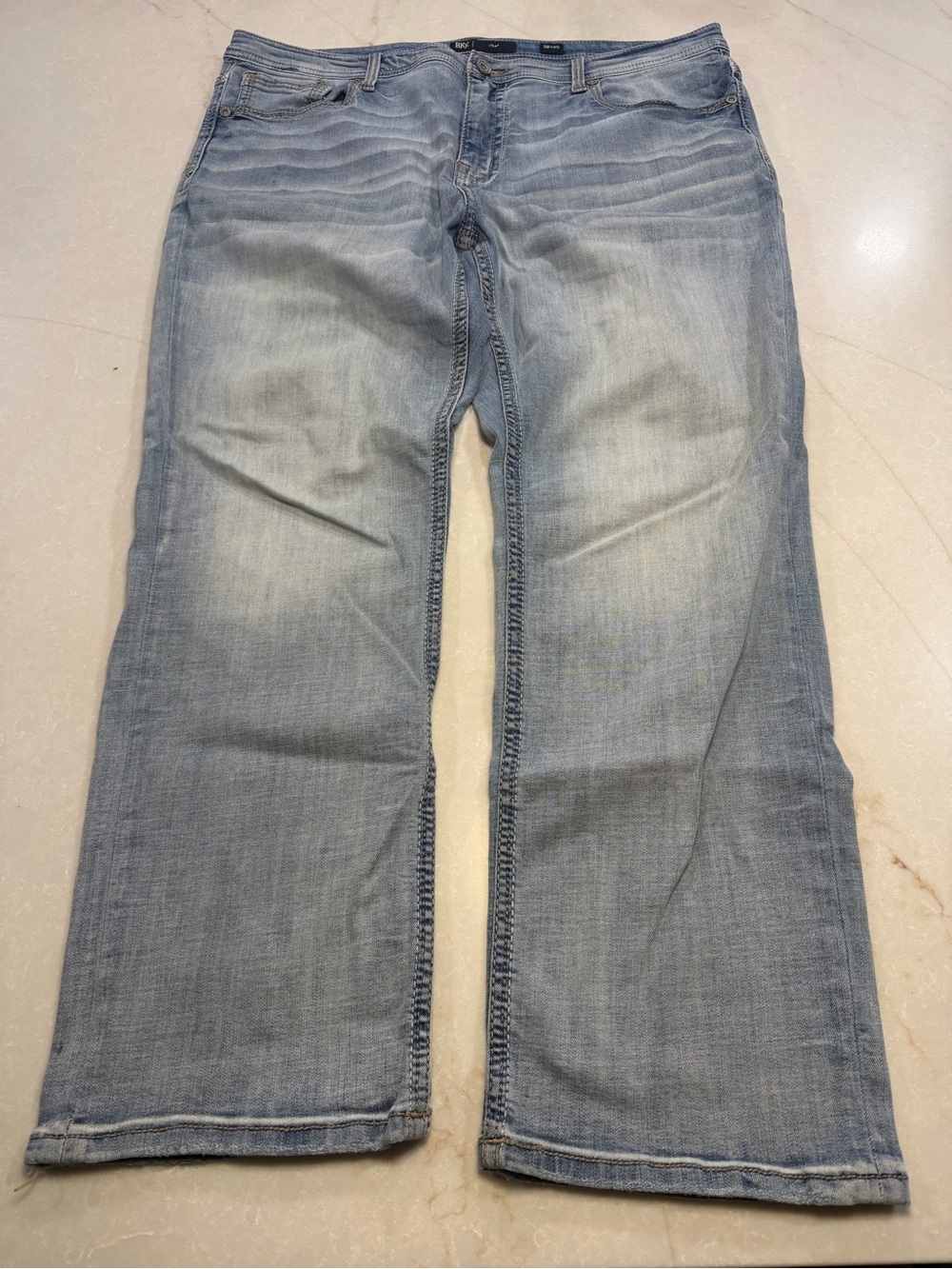 BKE Men’s Tyler Light Wash Relaxed Fit Jeans Size 38x30
